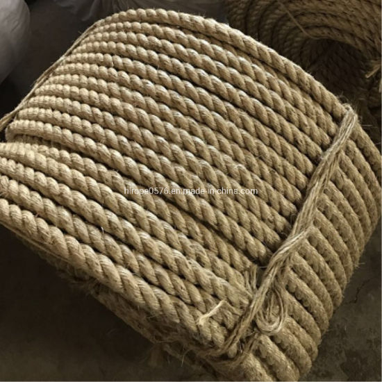Corde de jute manille/sisal naturel 3/4 brins en gros
