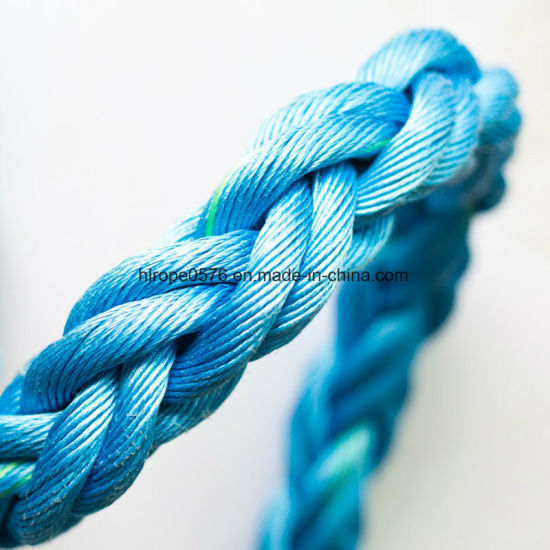 Corde marine en fil plat en polypropylène tressé à 8 torons
