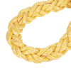 Corde de polypropylène jaune et de polyester jaune