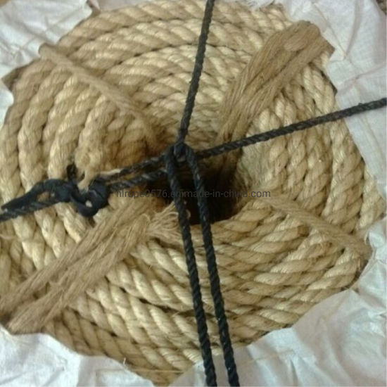 Corde de sisal 3 brins de haute qualité, corde de manille, corde de jute
