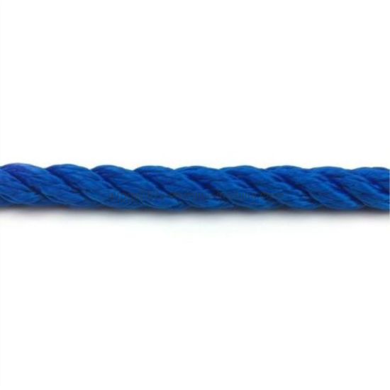 8mm 3 Strand Softline Multizilament Rope Royal Blue X 10 mètres de longueur