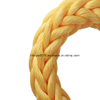 Rope de levage corde de corde de corde PP de diamètre jaune de 12 brins de 4 pouces 32mm