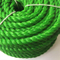 Corde en polypropylène torsadée verte de 8 mm x 50 m, corde flottante en PP, corde de bateau, ligne de sécurité pour camping, corde à linge