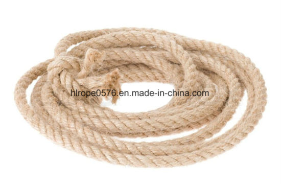 Vente chaude 100% naturelle sisale / corde de chanvre manille corde marine