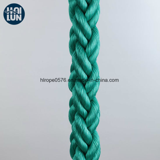 3/8 brins de corde torsadée PE marine colorée pour l'amarrage et la pêche