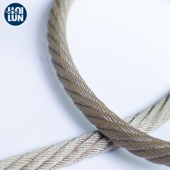 Corde d'acier de corde à combinaison industrielle pour amarrage et pêche