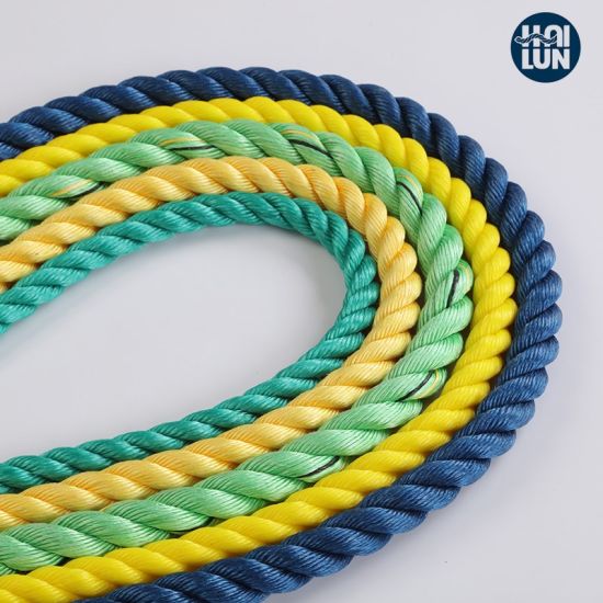 Corde marine en polypropylène PP coloré pour la pêche et le mouillage